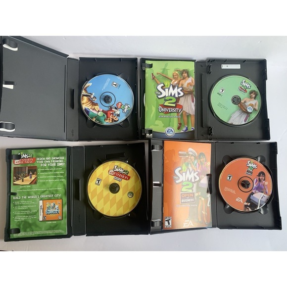 The Sims 2 PC Collection Expansion Pack & Stuff Lot of 8 PC Games - Picture 4 of 13